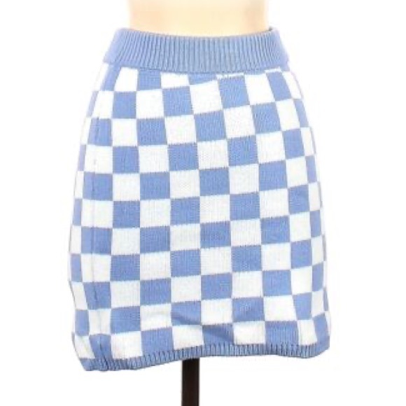 Hollister Dresses & Skirts - Y2K Hollister CA Ultra High Rise Purple & White Checkered Mini Skirt